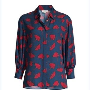 Jason Wu Gingko Print blouse